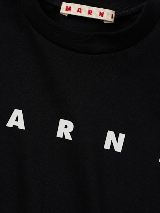 Marni Junior - Cotton logo t-shirt