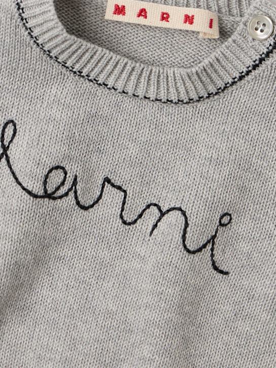 Marni Junior - Cotton logo sweatshirt
