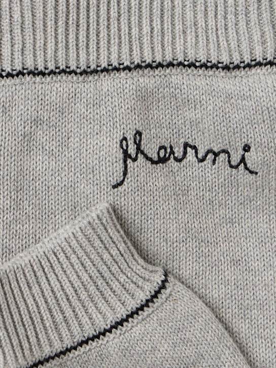 Marni Junior - Cotton logo sweatpants