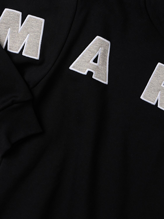 Marni Junior - Cotton logo sweatshirt hoodie