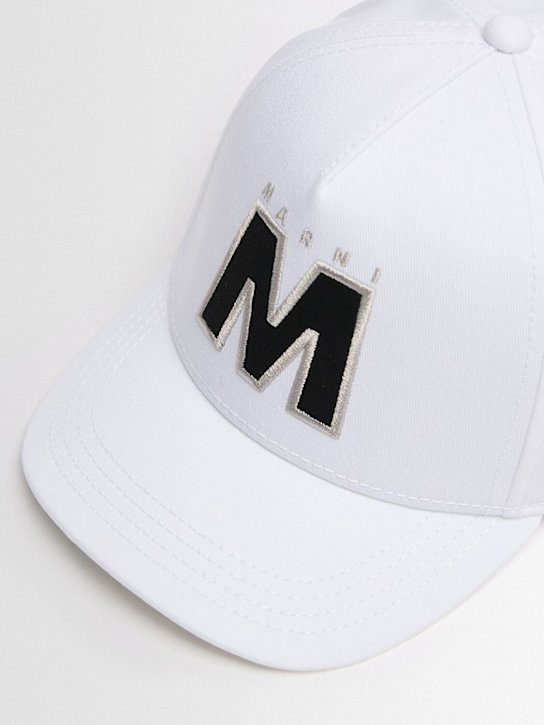Marni Junior - Cotton canvas baseball hat w/ logo