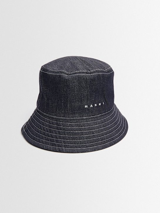 Marni Junior - Cotton blend canvas bucket hat