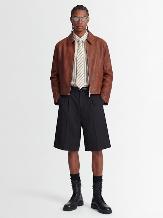 LOUIS GABRIEL NOUCHI: Leather jacket