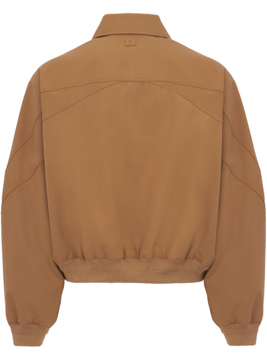 LOUIS GABRIEL NOUCHI: Canvas bomber jacket