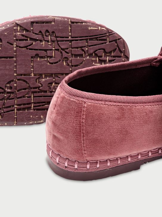 FLABELUS: Scarpe Mary Jane Claire in velluto
