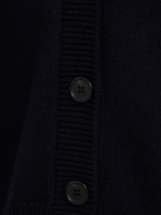RHEA: Heavy wool V-neck cardigan