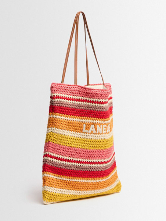 Laneus - Knitted logo tote bag