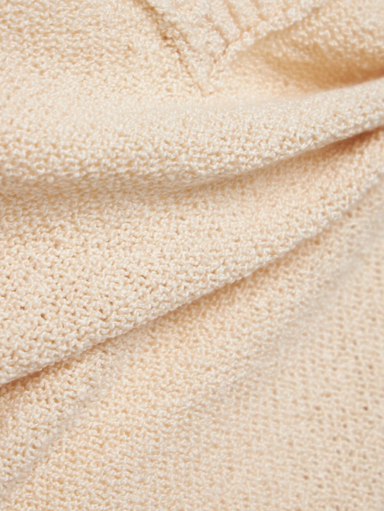 Laneus: Knitted v-neck tank top