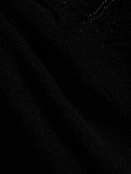 Laneus: Knitted v-neck tank top