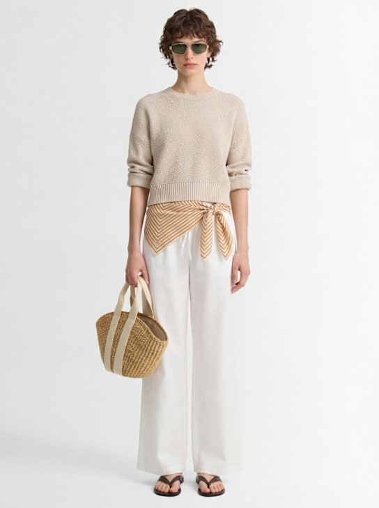 Laneus - Boxy fit cotton sweater