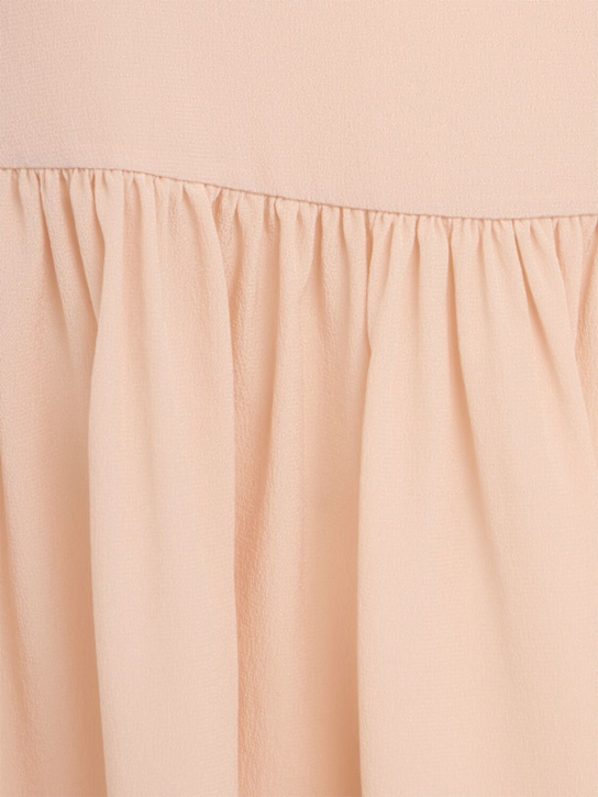 Chloé: Top en crêpe de Chine de soie
