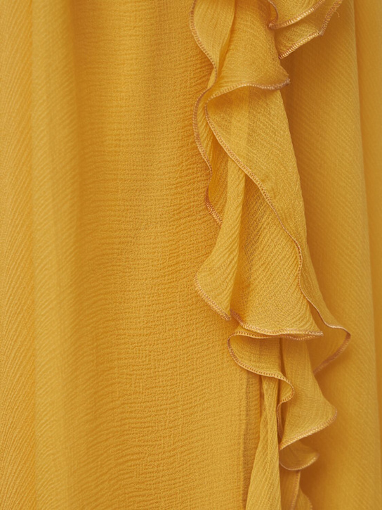 Chloé: Silk mousseline long dress