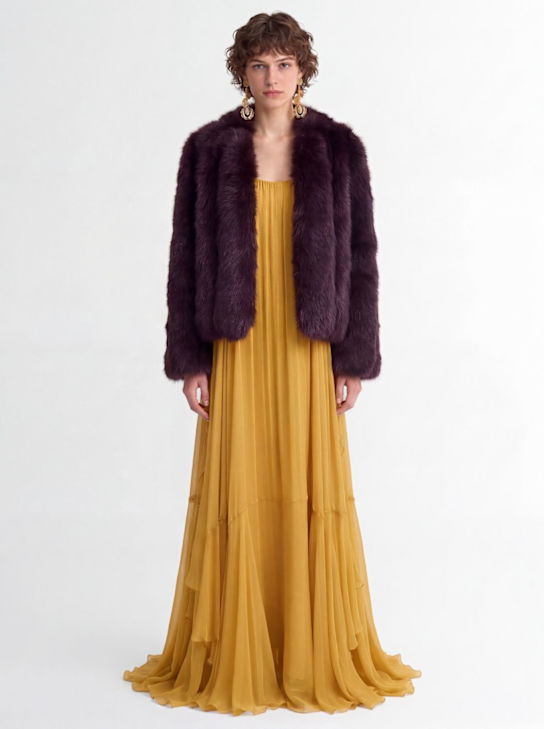 Chloé - Silk mousseline long dress