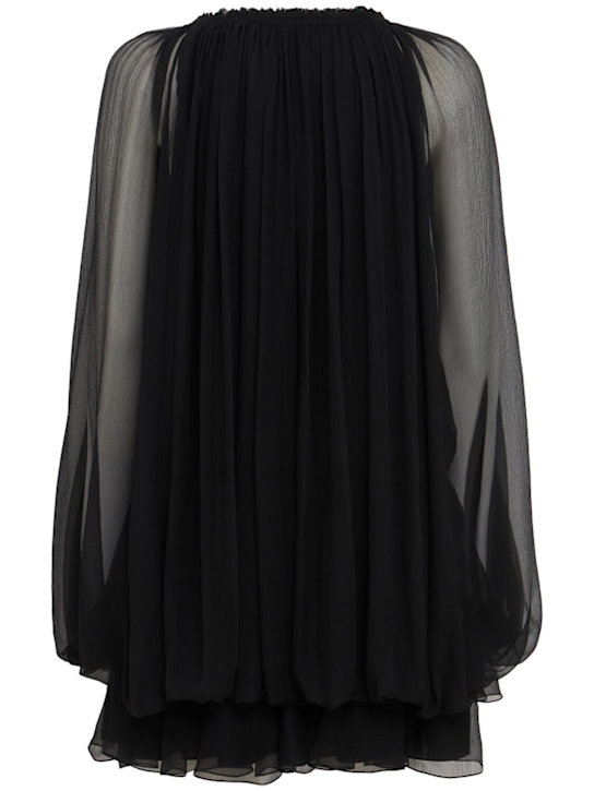 Chloé: Silk mousseline mini dress