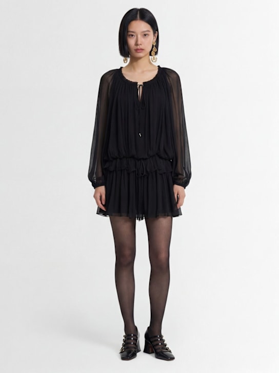 Chloé - Silk mousseline mini dress