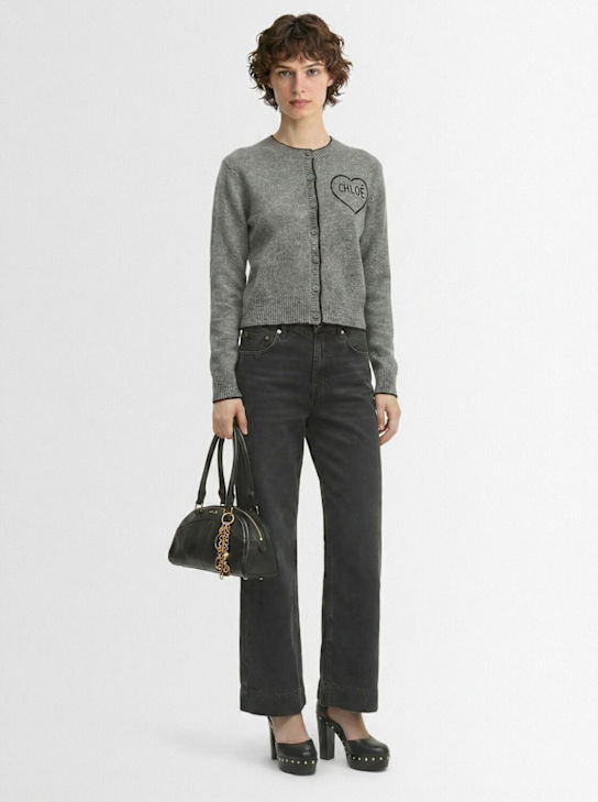 Chloé: Gerade Jeans aus Denim