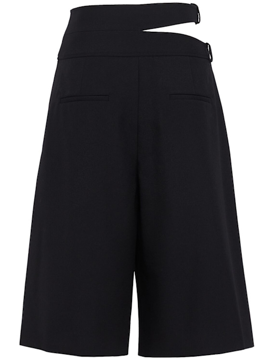 Chloé: Wool gabardine shorts