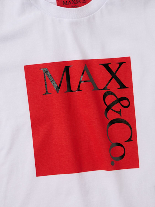 MAX&CO - Printed cotton jersey t-shirt