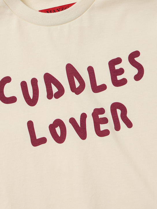 MAX&CO: Embroidered cotton jersey t-shirt
