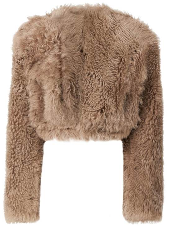 THE MANNEI: Short shearling jacket