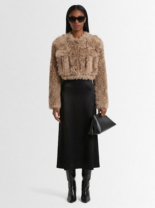 THE MANNEI - Short shearling jacket