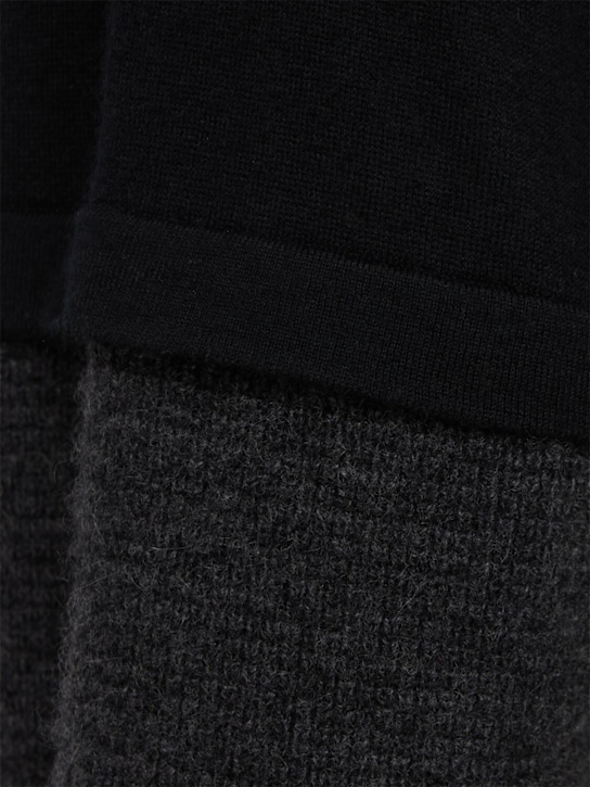 ADRIAN CASHMERE: Double-layer cashmere sweater