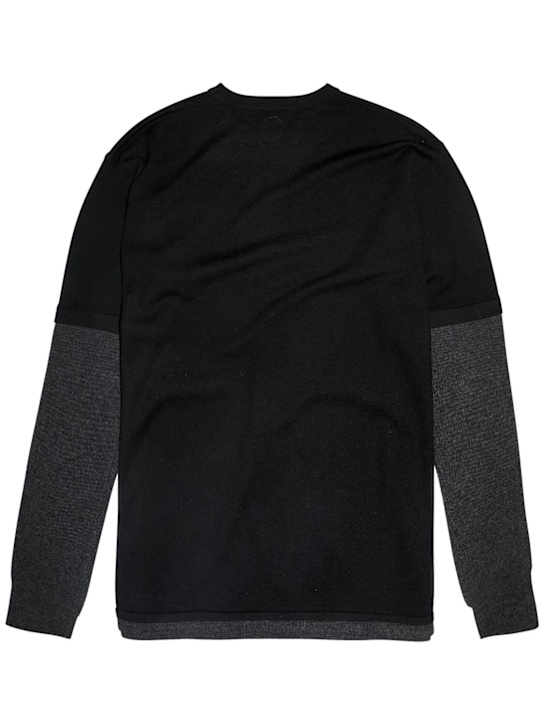 ADRIAN CASHMERE: Double-layer cashmere sweater