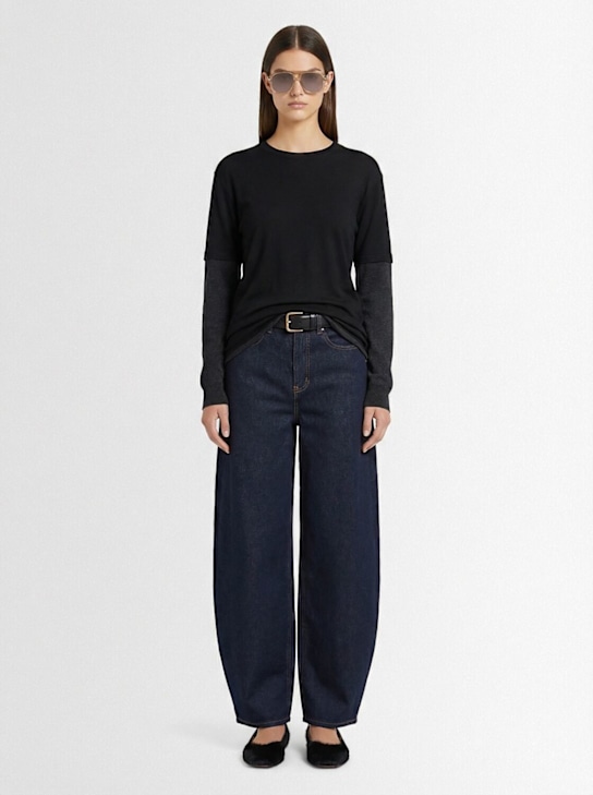 ADRIAN CASHMERE - Double-layer cashmere sweater