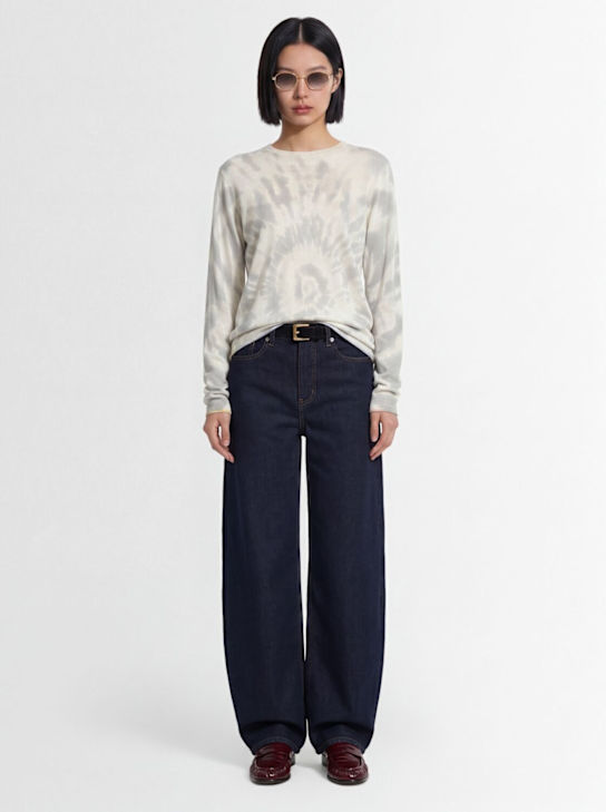 ADRIAN CASHMERE - Snail tie-dye cashmere sweater