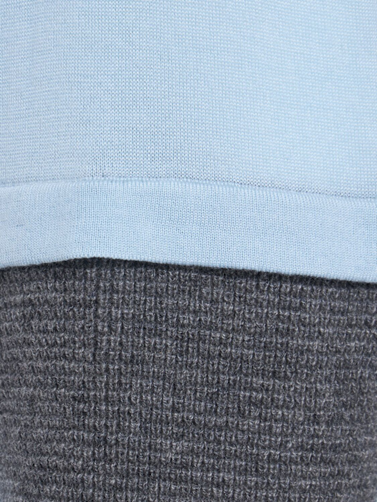 ADRIAN CASHMERE: Double-layer cashmere sweater