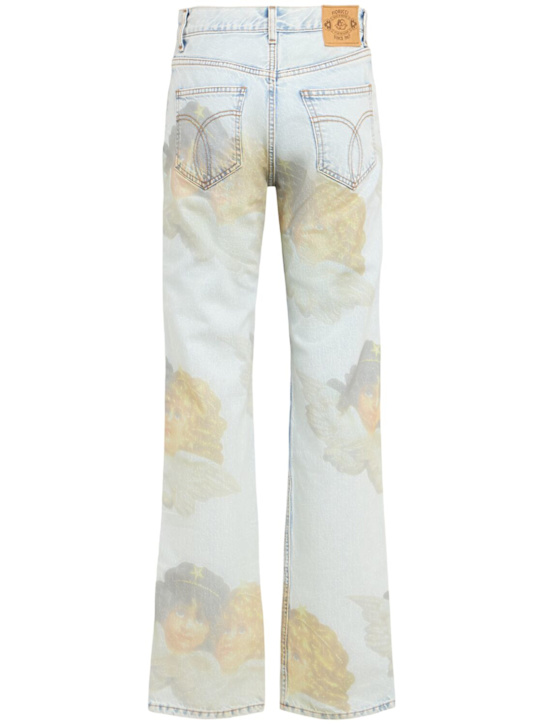 FIORUCCI: Jeans dritti stampa Angel