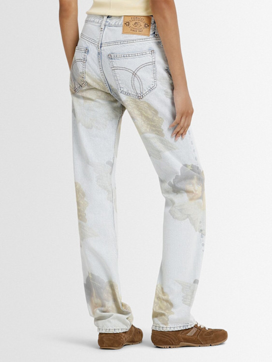 FIORUCCI: Jeans dritti stampa Angel