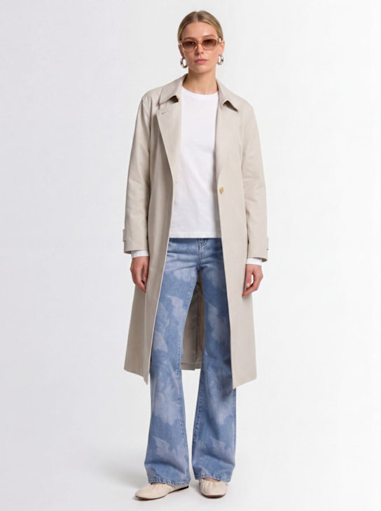 FIORUCCI - Angel print flared skinny jeans