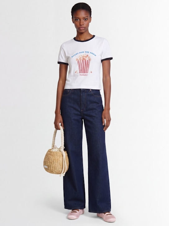 FIORUCCI - Popcorn print baby t-shirt