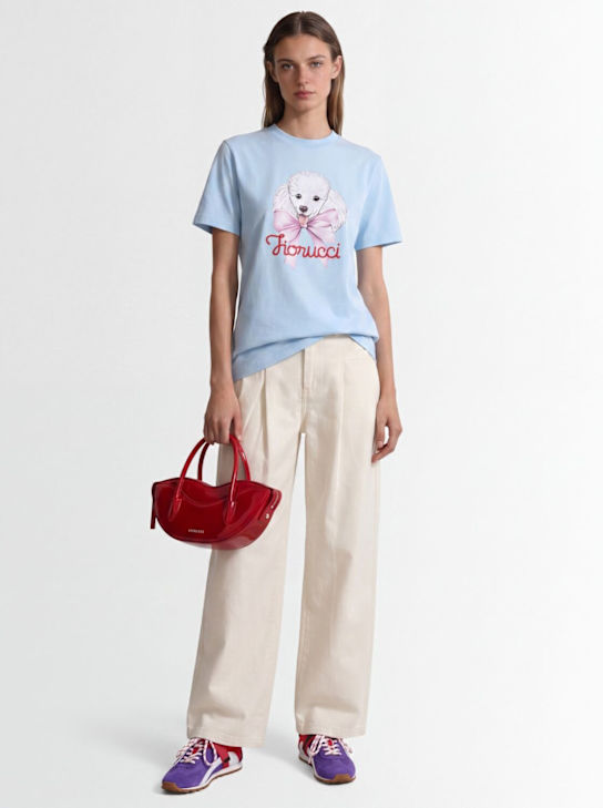 FIORUCCI - Poodle logo print regular t-shirt