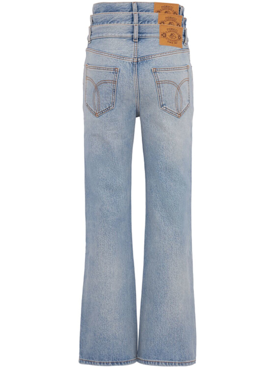 FIORUCCI: Triple-layer flared jeans