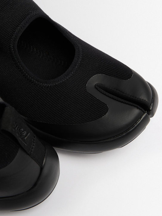 TABI: Tencel tabi Mary Jane low sneakers