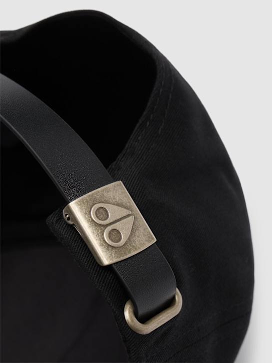 Moose Knuckles: Logo cotton baseball cap