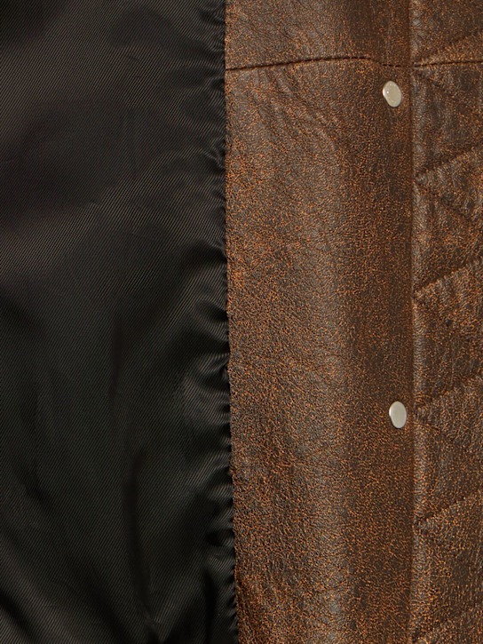 Khaite: Sandor leather bomber jacket