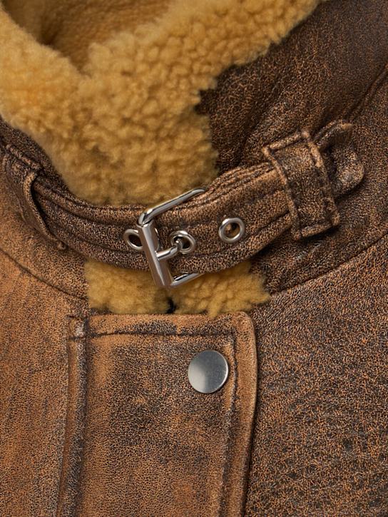 Khaite: Sandor leather bomber jacket