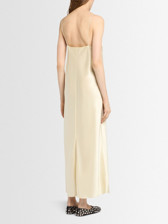 Khaite: Robe longue en acétate mélangé Taja