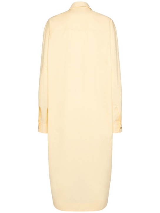 Khaite: Robe chemise en coton Gloria