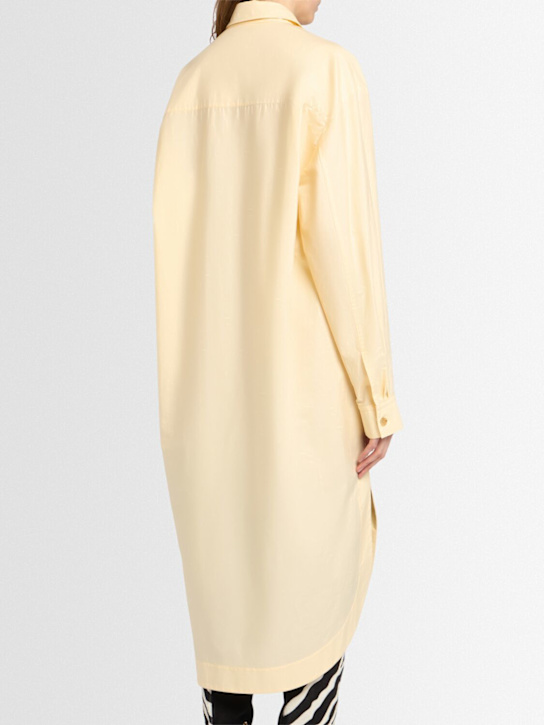 Khaite: Robe chemise en coton Gloria