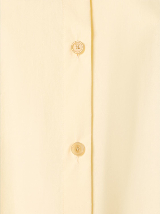 Khaite: Robe chemise en coton Gloria