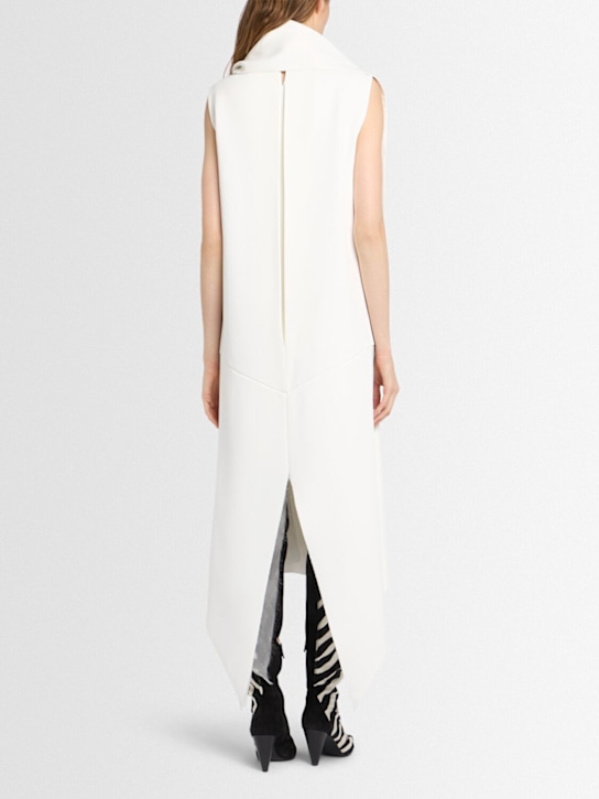 Khaite: Robe midi en mélange de Acétate Loell