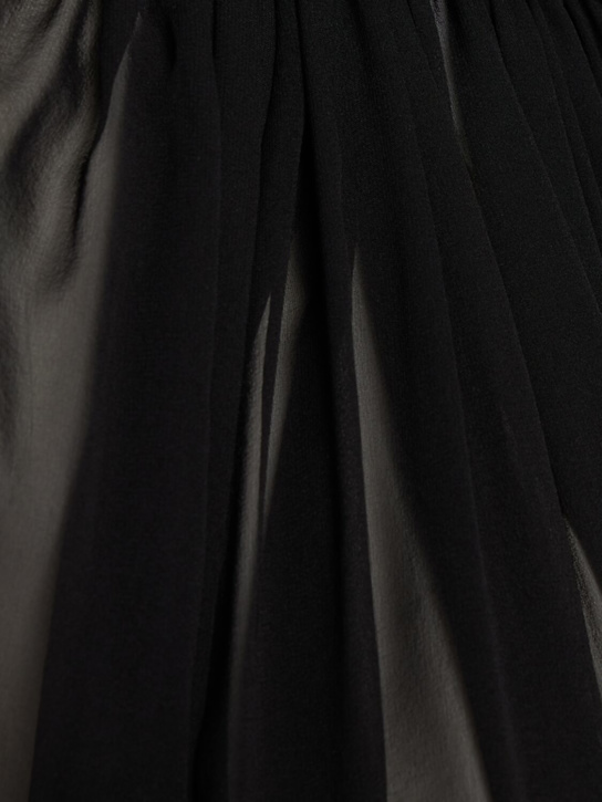 Khaite: Chemise volantée en soie Durer