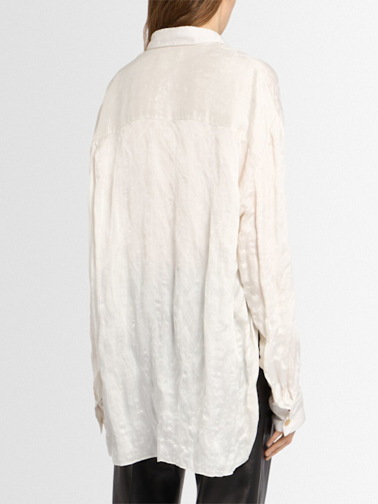Khaite: Chemise en viscose mélangée Goya