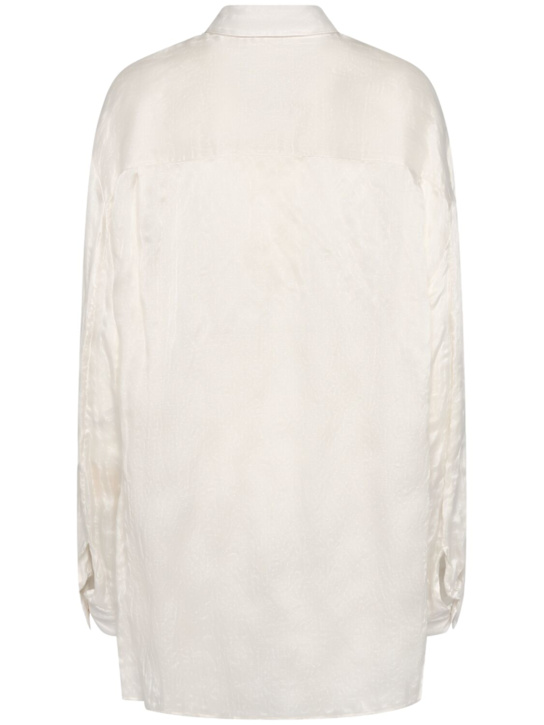 Khaite: Chemise en viscose mélangée Goya