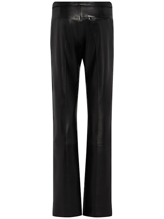 Khaite: Pantalones de piel