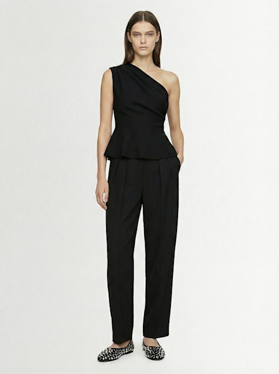 Khaite: Dugan high rise wool pants